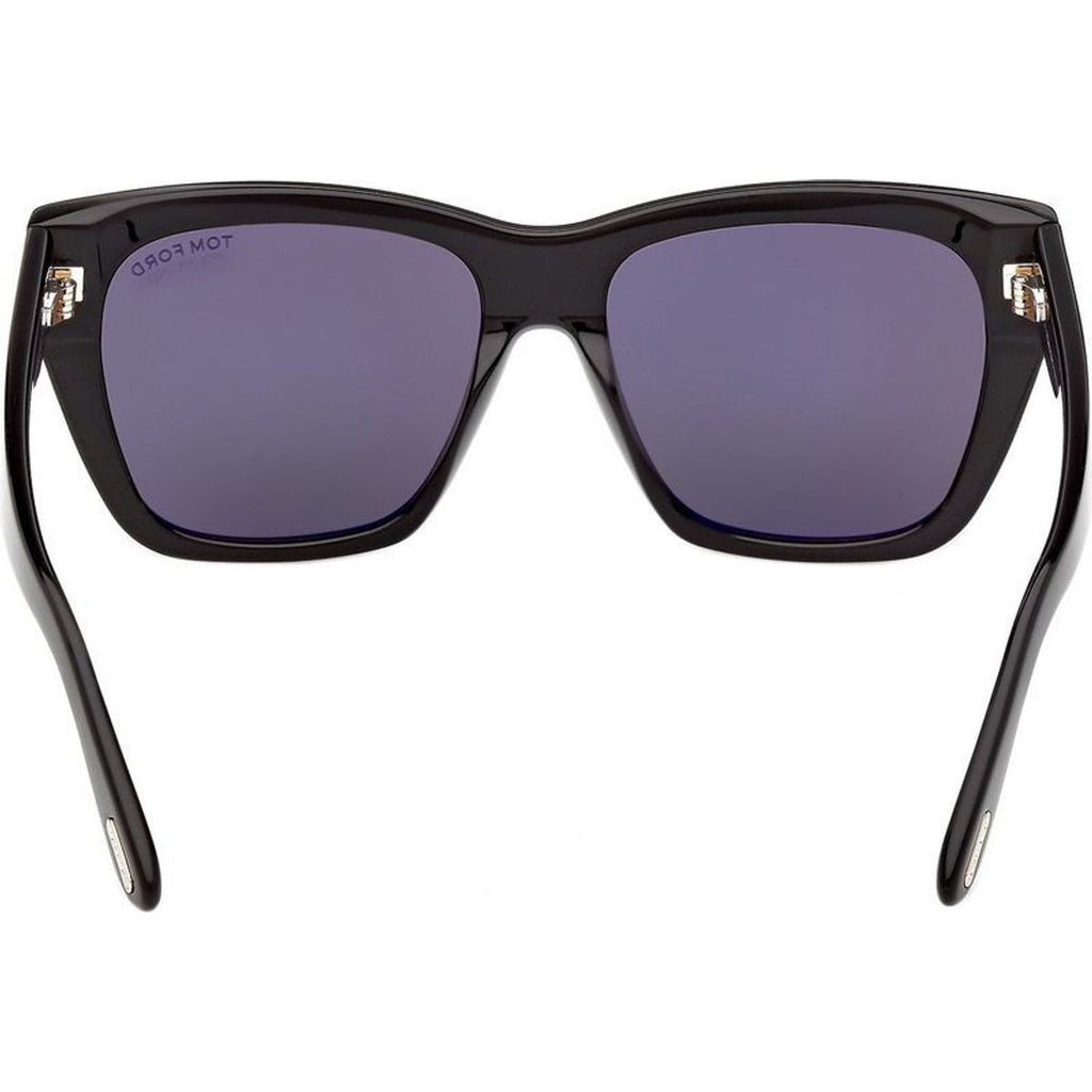 Flynn 02 FT1343, Shiny Black/Smoke Polarised Lenses
