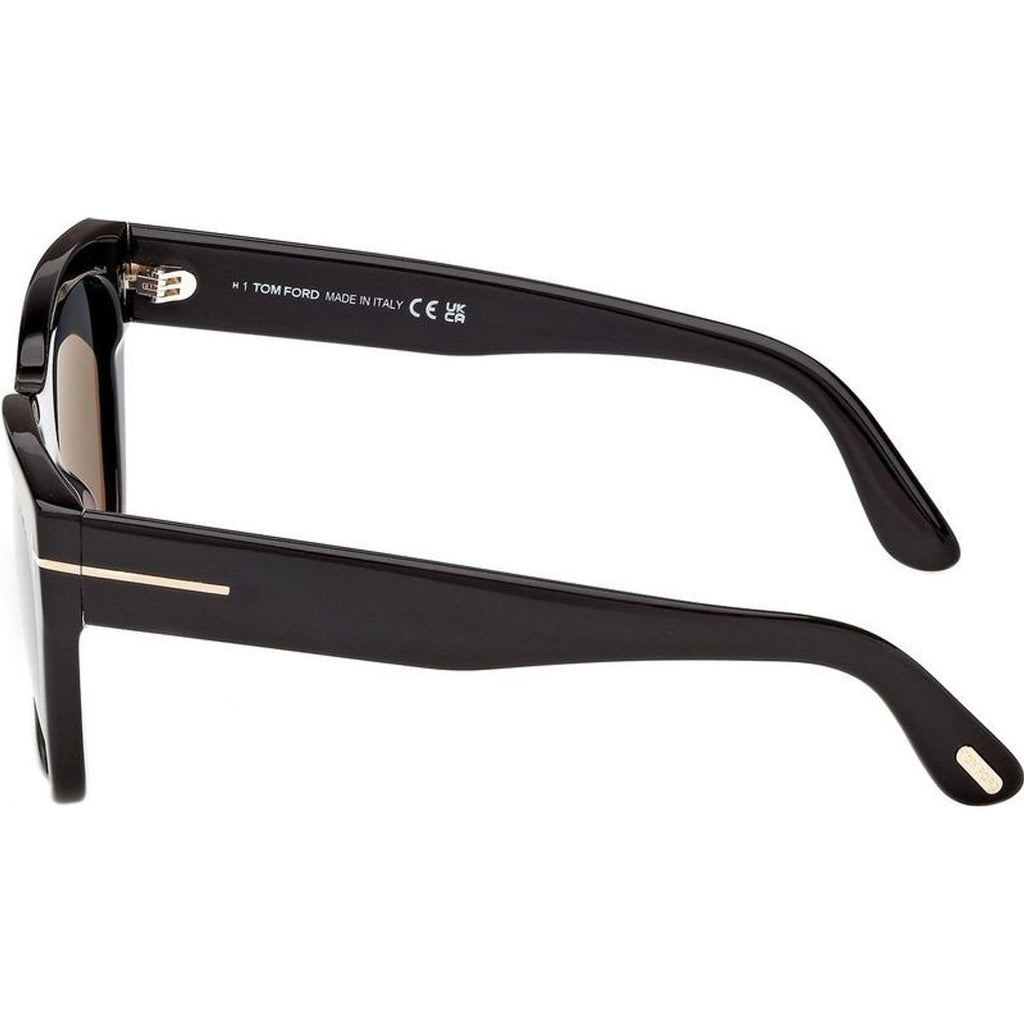 Flynn 02 FT1343, Shiny Black/Smoke Polarised Lenses
