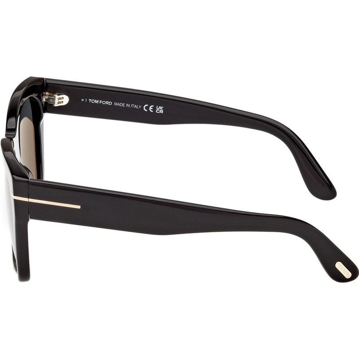 Flynn 02 FT1343, Shiny Black/Smoke Polarised Lenses