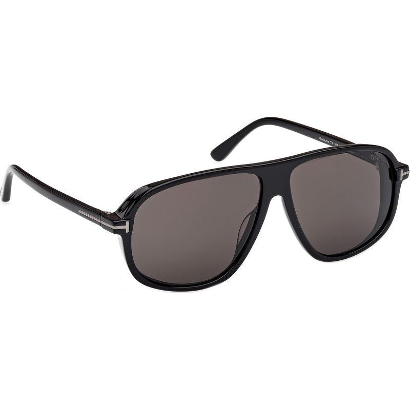 Guillaume FT1208N, Shiny Black/Smoke Lenses