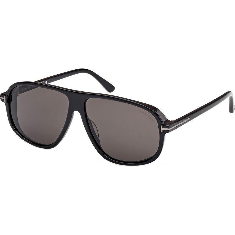 Guillaume FT1208N, Shiny Black/Smoke Lenses