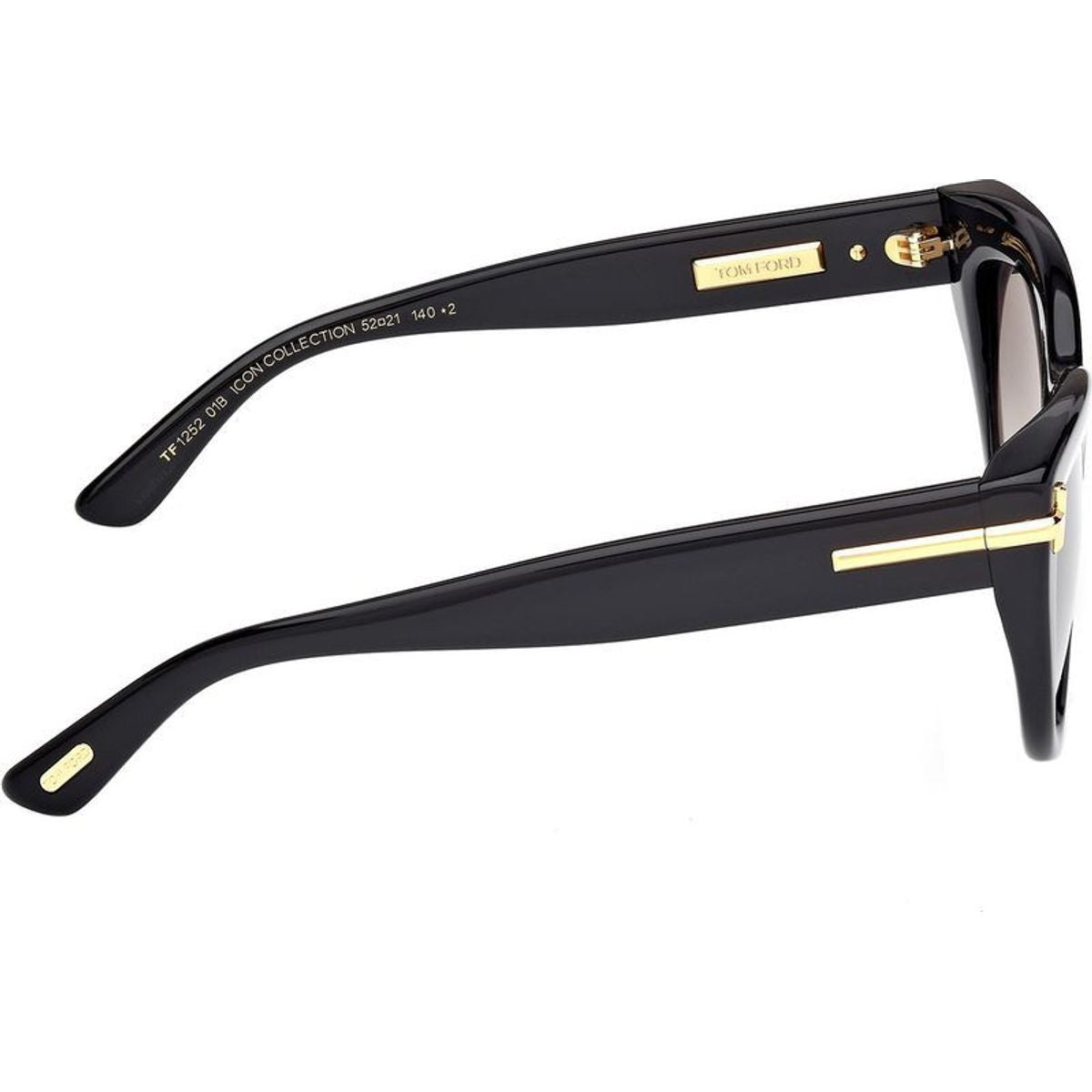 FT1252, Shiny Black/Smoke Gradient Lenses