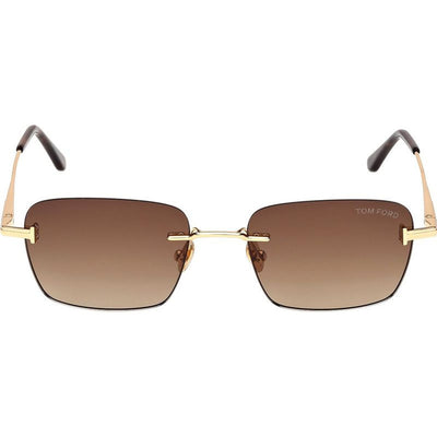 Jake 02 FT1354, Shiny Deep Gold/Brown Gradient Lenses
