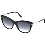 Kira FT0821, Shiny Black/Smoke Gradient Lenses