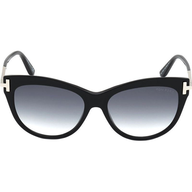 Kira FT0821, Shiny Black/Smoke Gradient Lenses