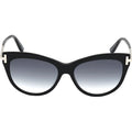 Kira FT0821, Shiny Black/Smoke Gradient Lenses