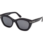 Linda 02 FT1285, Shiny Black/Smoke Polarised Lenses