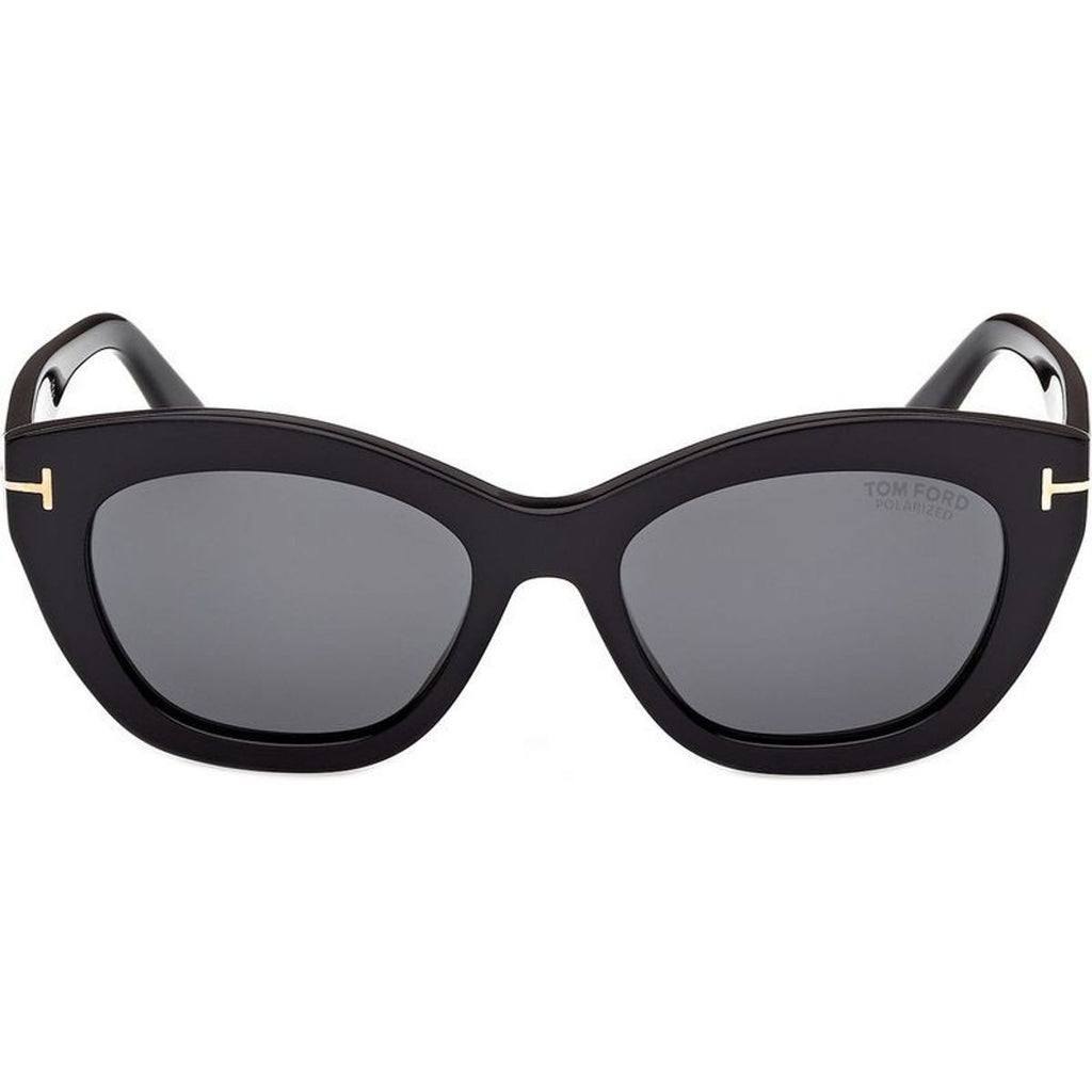 Linda 02 FT1285, Shiny Black/Smoke Polarised Lenses
