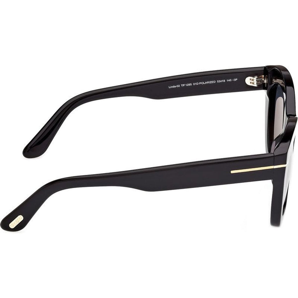 Linda 02 FT1285, Shiny Black/Smoke Polarised Lenses
