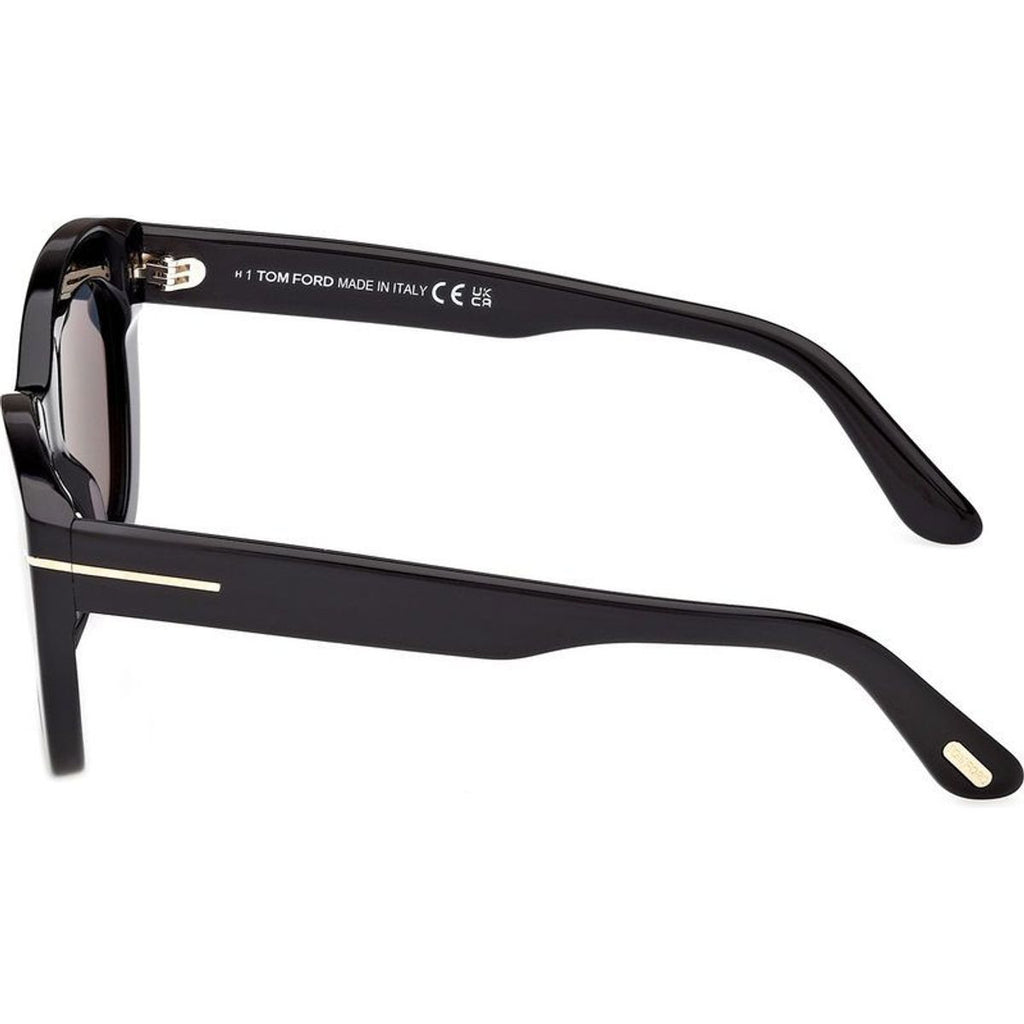Linda 02 FT1285, Shiny Black/Smoke Polarised Lenses