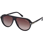 Marcus FT1023, Shiny Black/Smoke Gradient Lenses