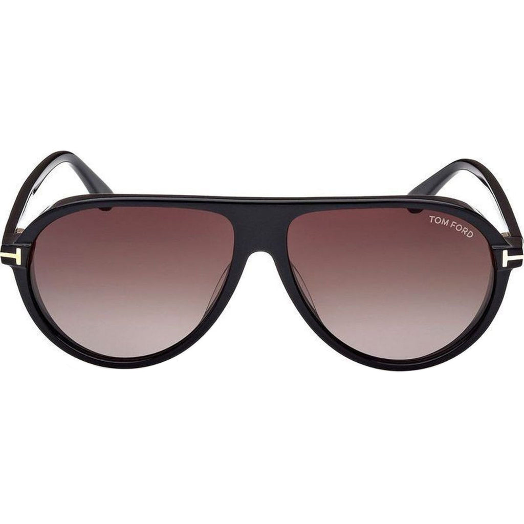 Marcus FT1023, Shiny Black/Smoke Gradient Lenses