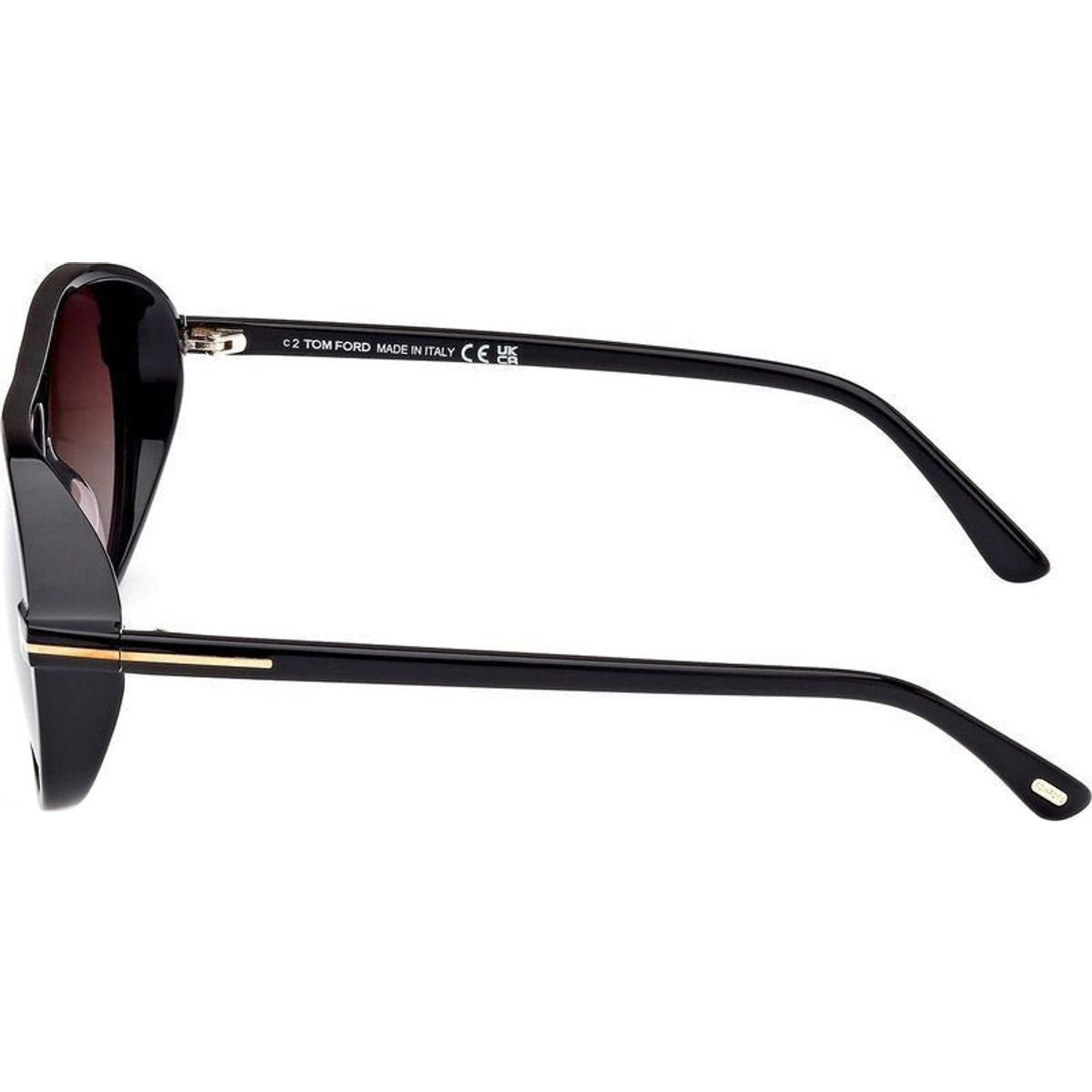 Marcus FT1023, Shiny Black/Smoke Gradient Lenses