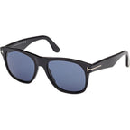 Marlon 02 FT1284, Shiny Black/Blue Lenses