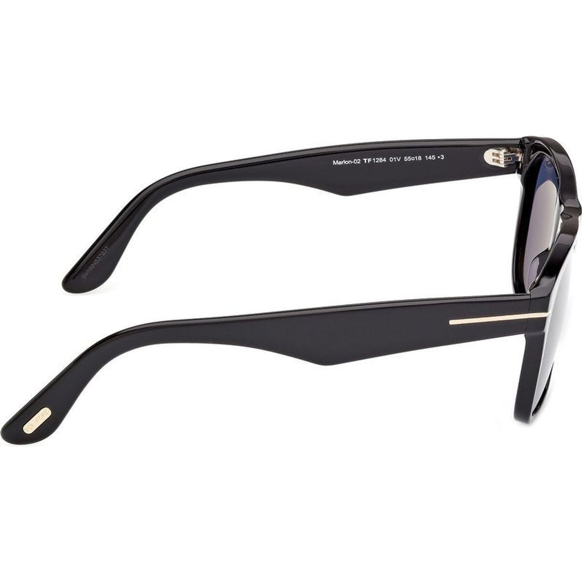 Marlon 02 FT1284, Shiny Black/Blue Lenses