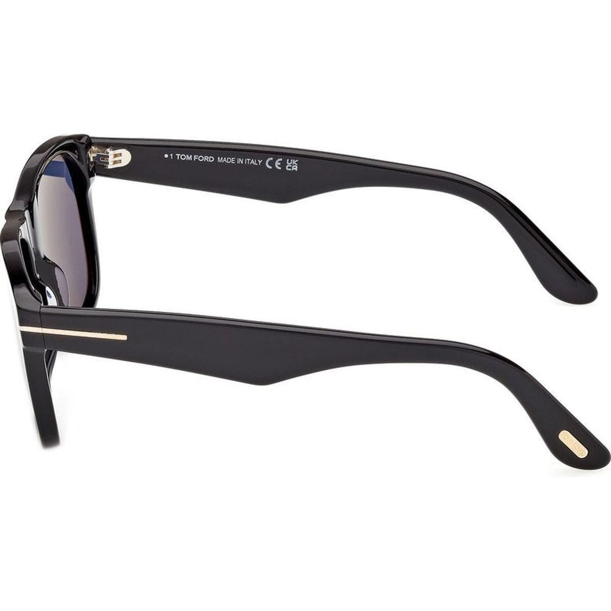 Marlon 02 FT1284, Shiny Black/Blue Lenses