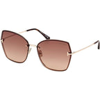 Nickie FT1107, Shiny Rose Gold/Brown Gradient Lenses