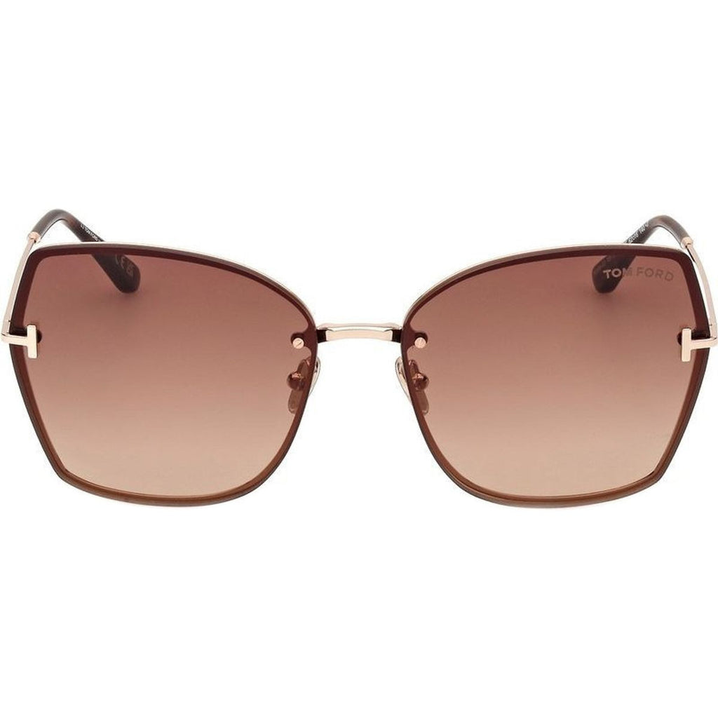 Nickie FT1107, Shiny Rose Gold/Brown Gradient Lenses