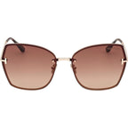 Nickie FT1107, Shiny Rose Gold/Brown Gradient Lenses