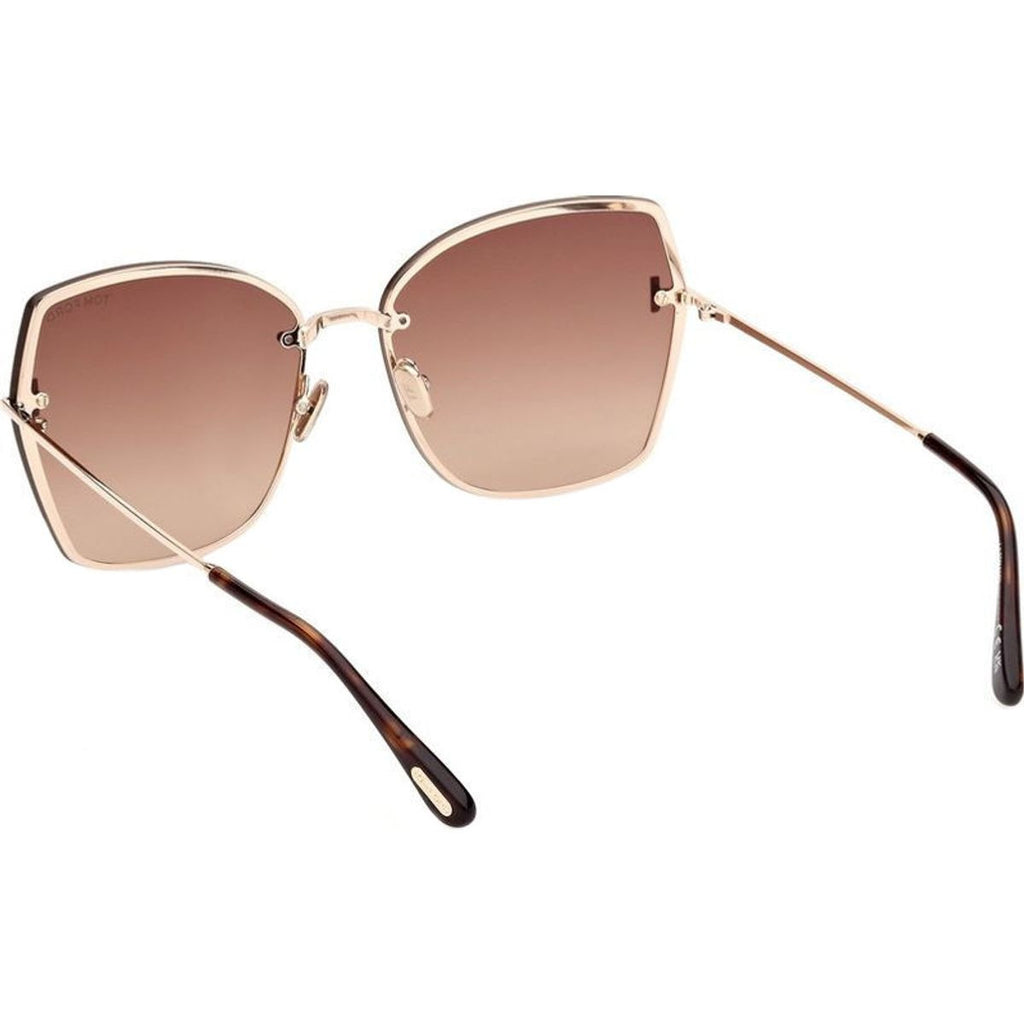 Nickie FT1107, Shiny Rose Gold/Brown Gradient Lenses