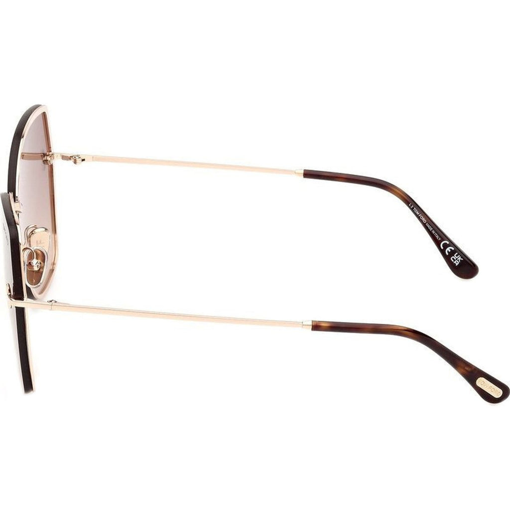 Nickie FT1107, Shiny Rose Gold/Brown Gradient Lenses