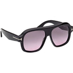 Rhonda 02 FT1324, Shiny Black/Smoke Gradient Lenses