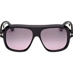 Rhonda 02 FT1324, Shiny Black/Smoke Gradient Lenses