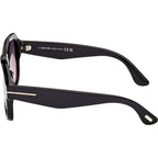 Rhonda 02 FT1324, Shiny Black/Smoke Gradient Lenses