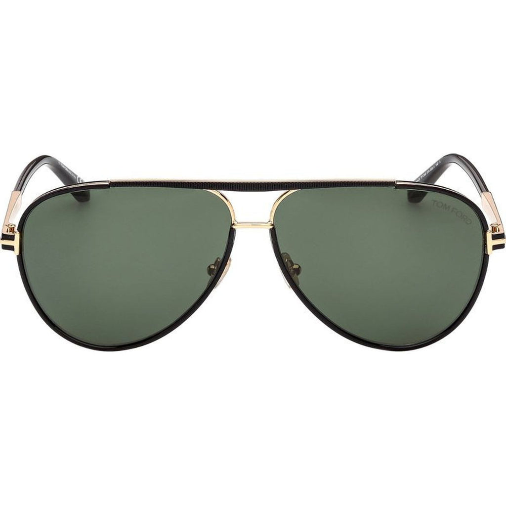 Rupert 02 FT1340, Shiny Black/Green Lenses