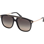 Sam 02 FT1306, Shiny Black/Smoke Gradient Lenses