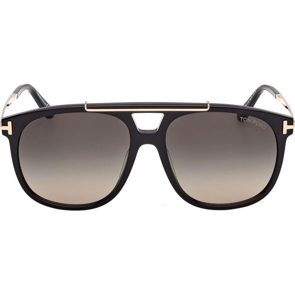 Sam 02 FT1306, Shiny Black/Smoke Gradient Lenses