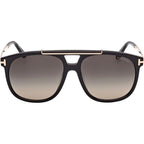 Sam 02 FT1306, Shiny Black/Smoke Gradient Lenses