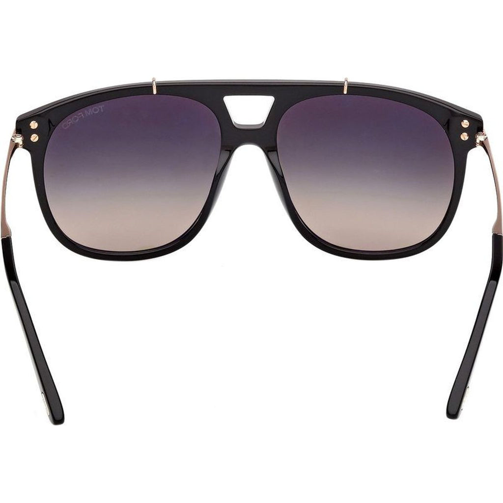 Sam 02 FT1306, Shiny Black/Smoke Gradient Lenses