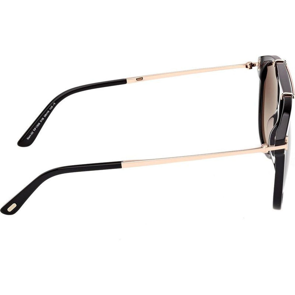 Sam 02 FT1306, Shiny Black/Smoke Gradient Lenses