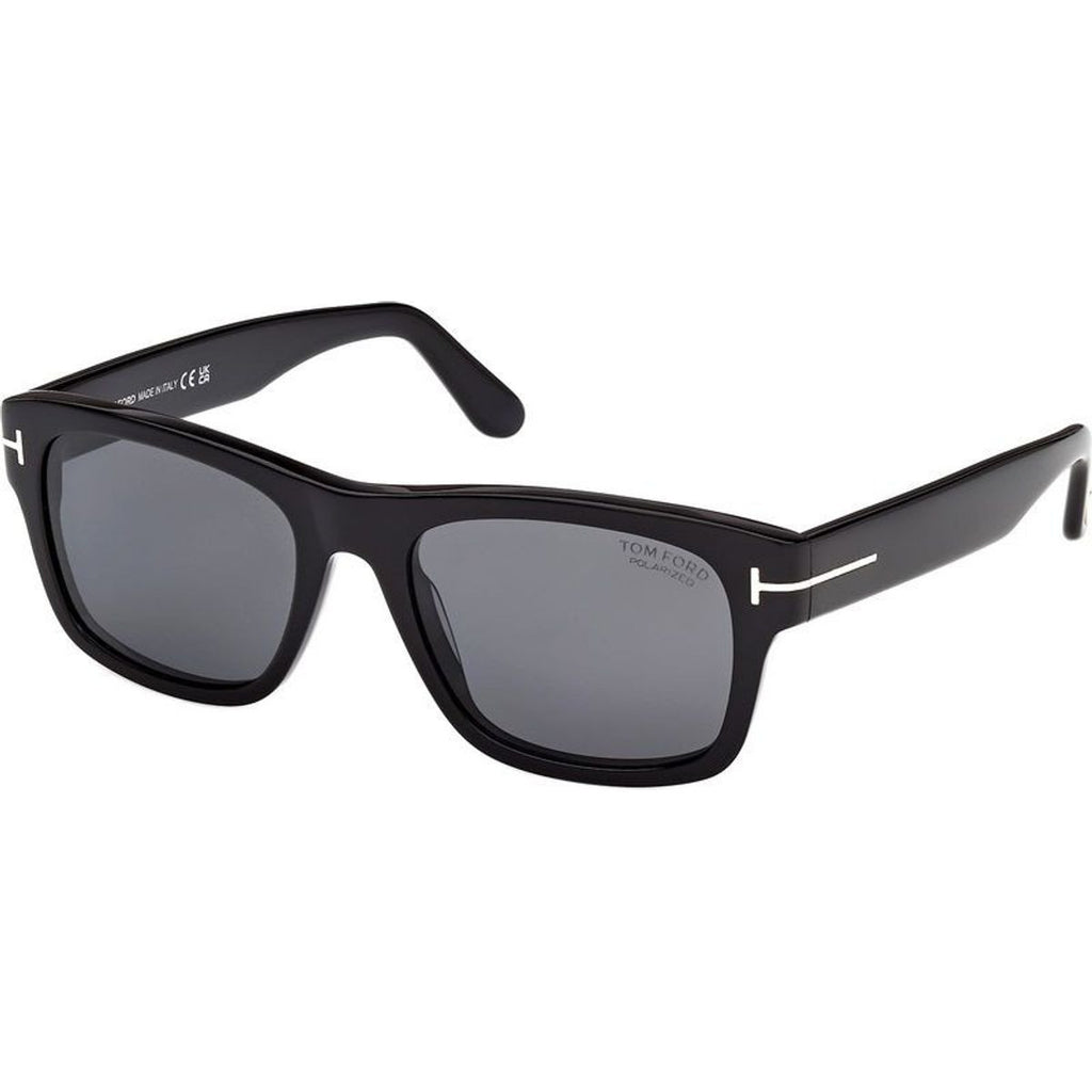 Smith 02 FT1303, Shiny Black/Smoke Polarised Lenses 55 Eye Size