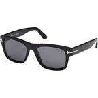 Smith 02 FT1303, Shiny Black/Smoke Polarised Lenses 55 Eye Size