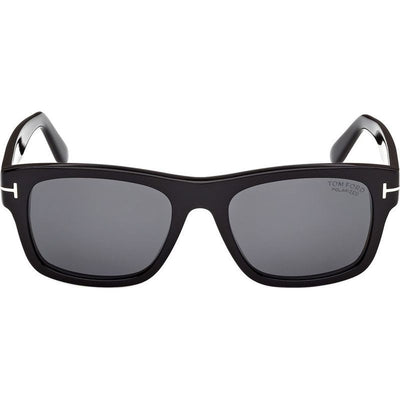Smith 02 FT1303, Shiny Black/Smoke Polarised Lenses 55 Eye Size