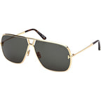 Stavros FT1204, Shiny Deep Gold/Green Lenses