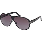 Vincenzo FT1072, Shiny Black/Smoke Gradient Lenses