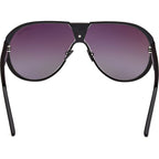 Vincenzo FT1072, Shiny Black/Smoke Gradient Lenses