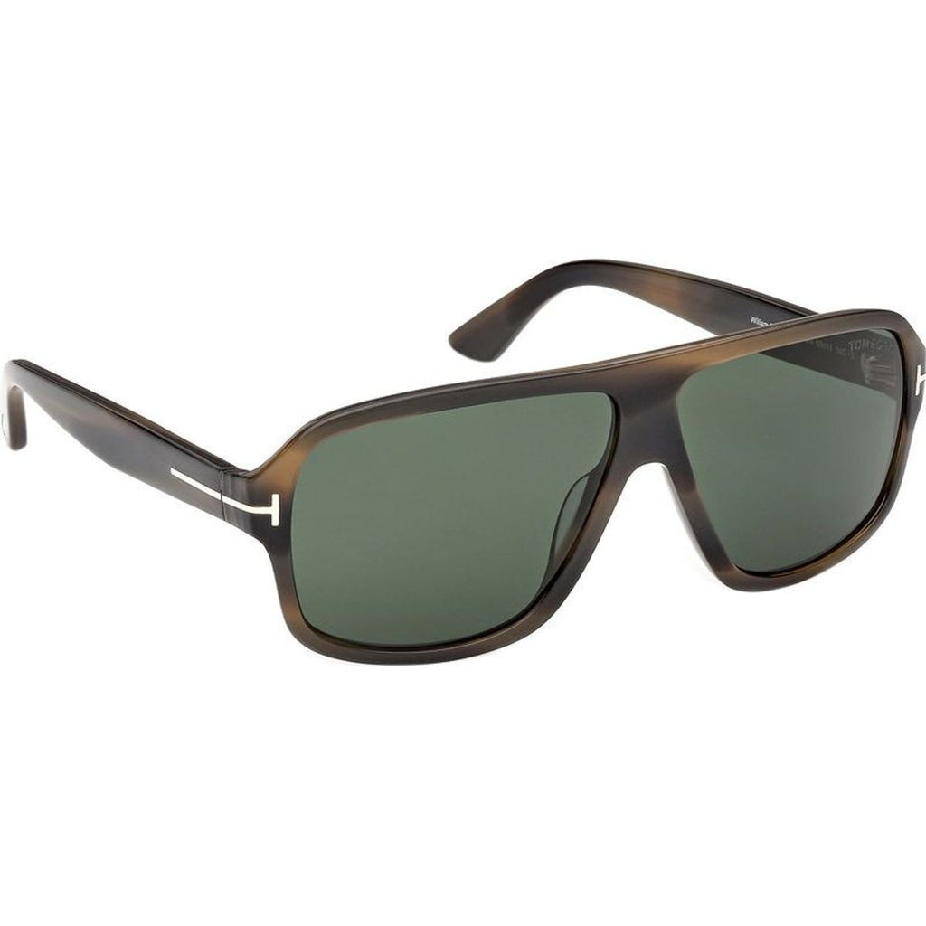 William 02 FT1335, Coloured Havana/Green Lenses