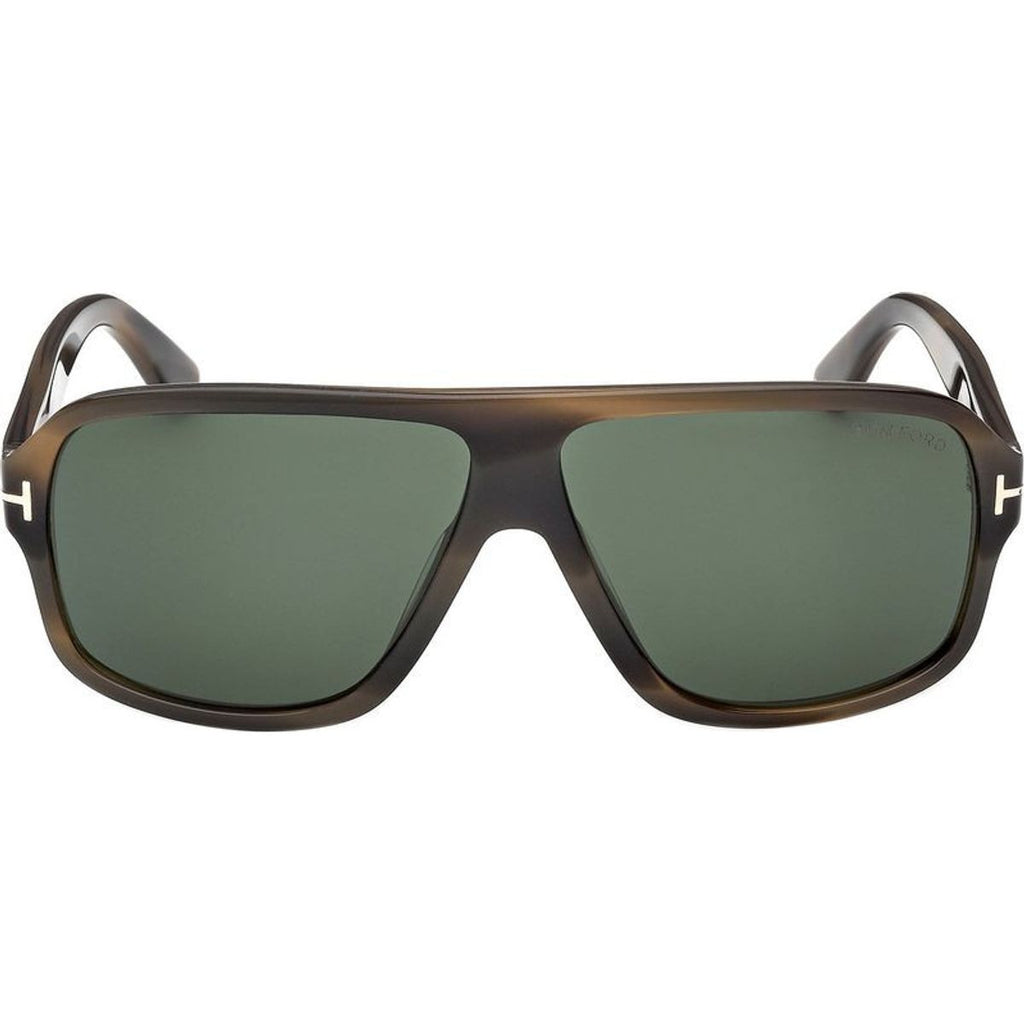 William 02 FT1335, Coloured Havana/Green Lenses
