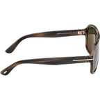 William 02 FT1335, Coloured Havana/Green Lenses