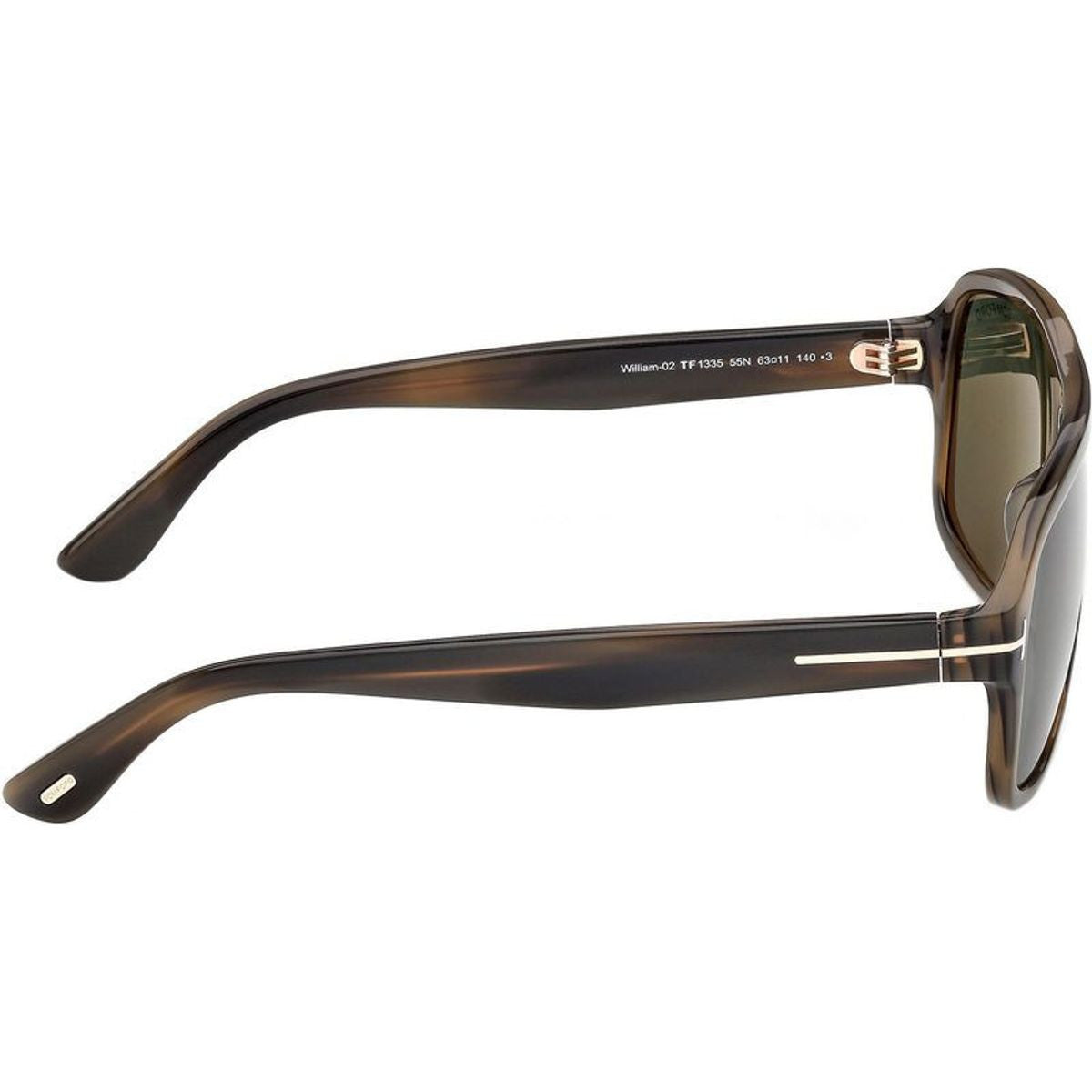 William 02 FT1335, Coloured Havana/Green Lenses