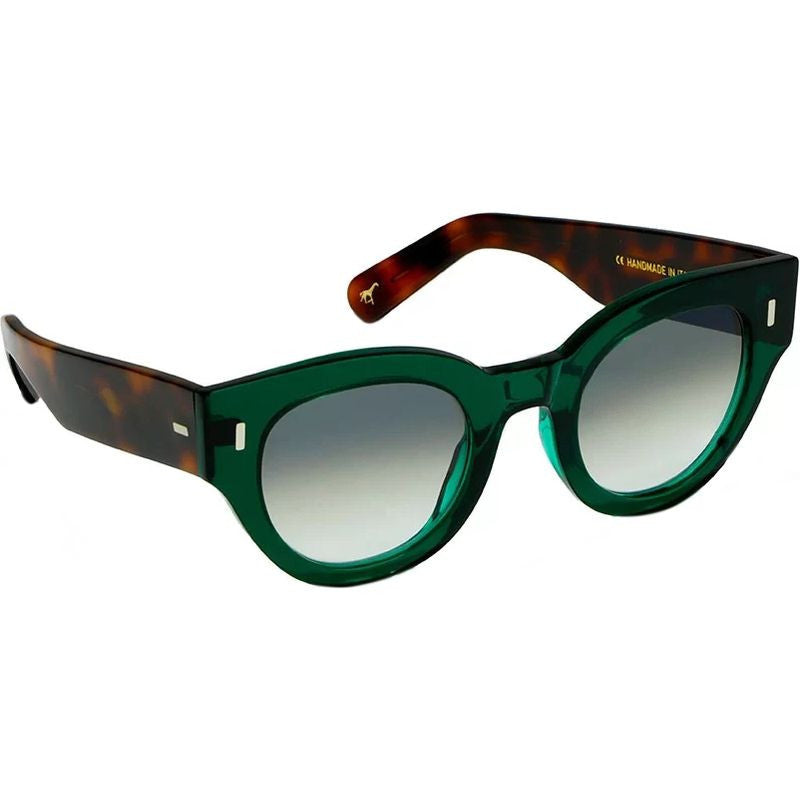 Turkana Bold, Emerald Green and Spotted Havana/Grey Gradient Photochromic Glass Lenses