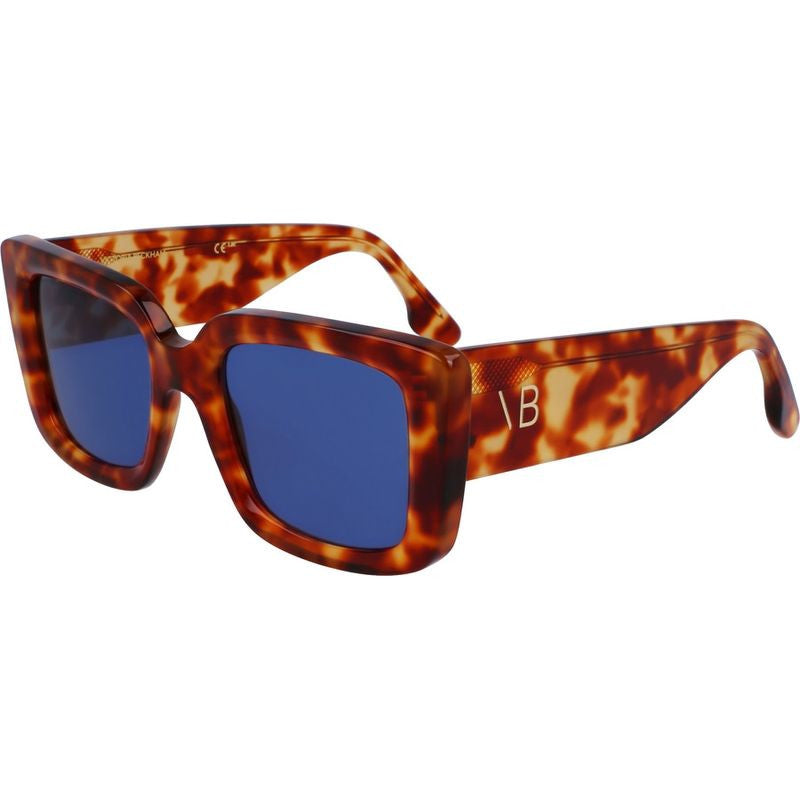 VB653S, Blonde Havana/Blue Lenses