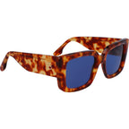 VB653S, Blonde Havana/Blue Lenses
