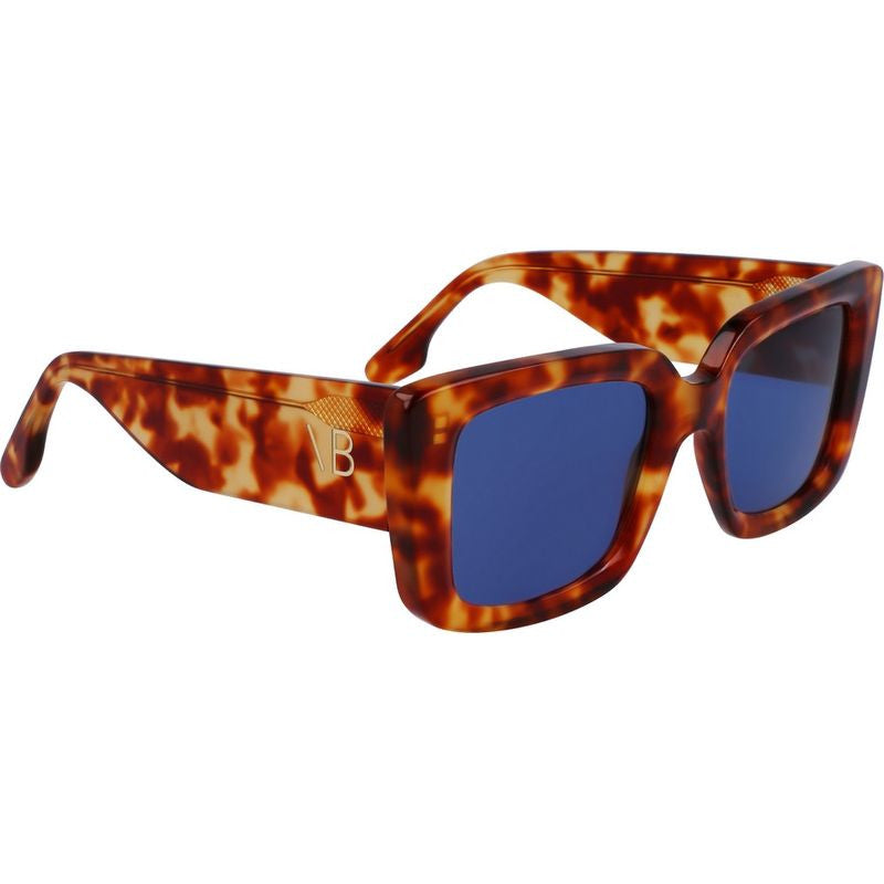 VB653S, Blonde Havana/Blue Lenses