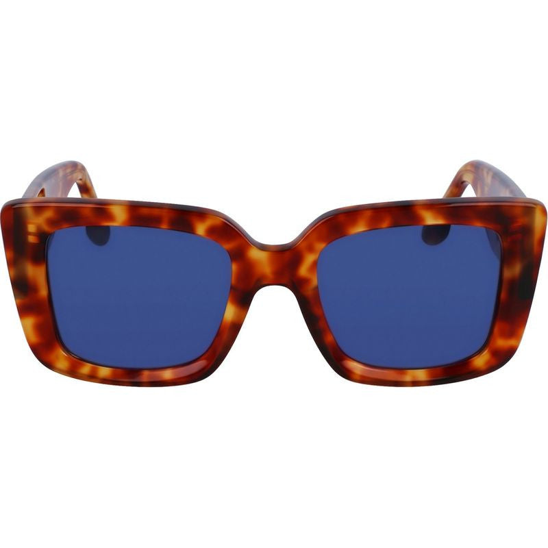 VB653S, Blonde Havana/Blue Lenses