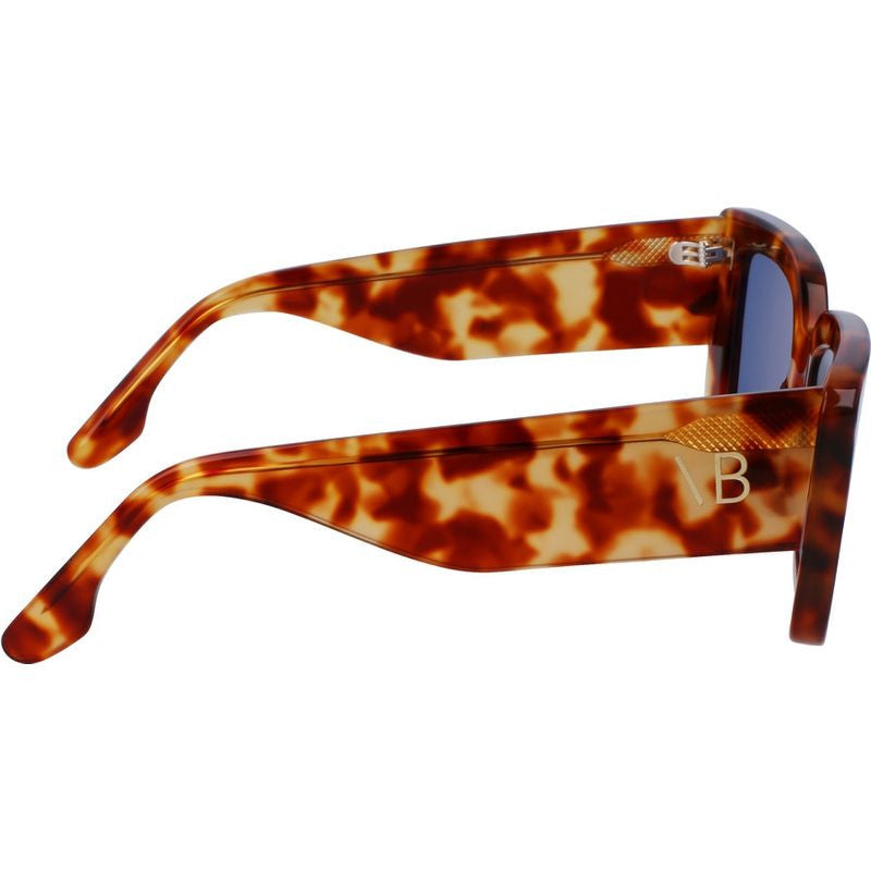 VB653S, Blonde Havana/Blue Lenses